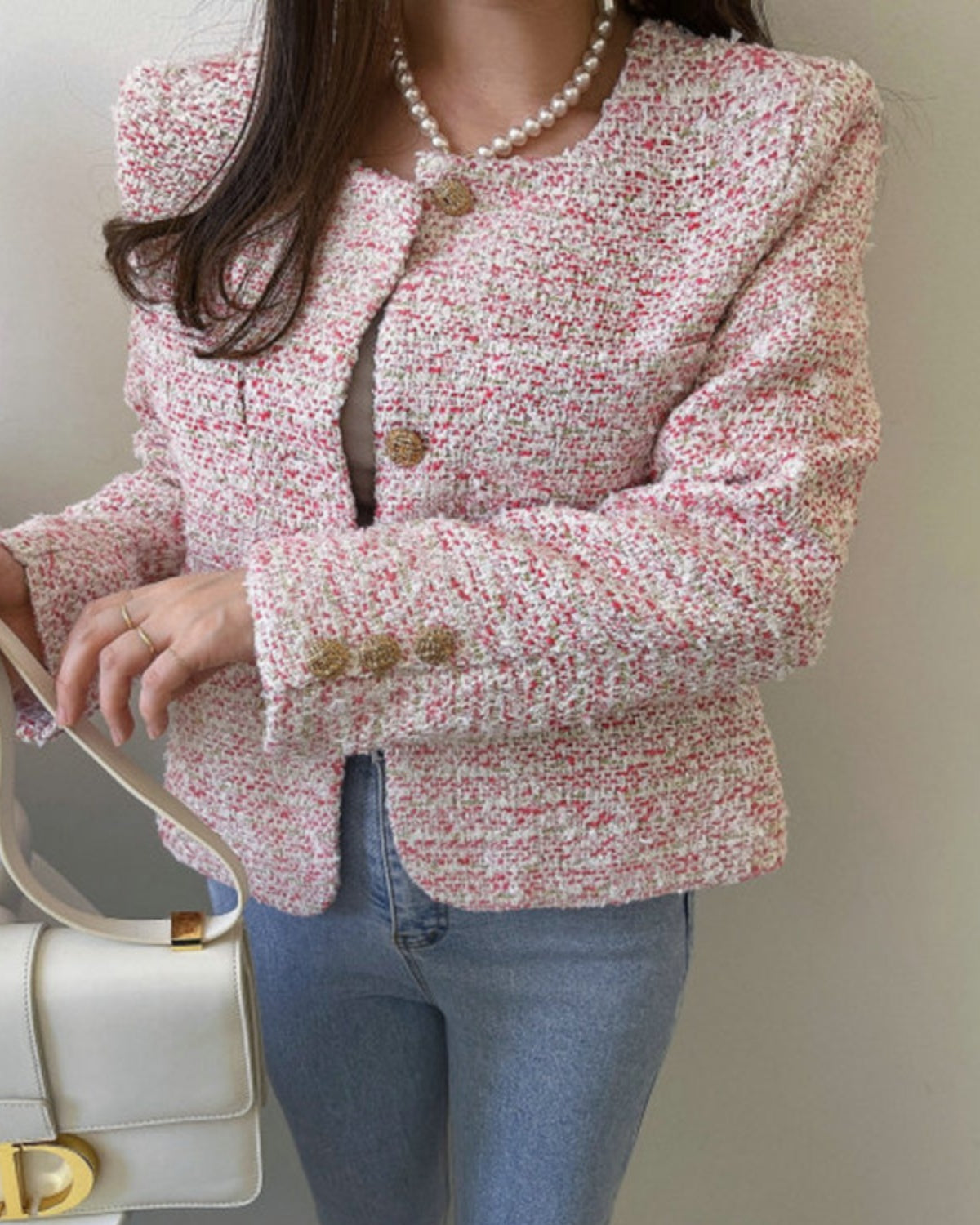 Sakura Tweed Jacket 00172
