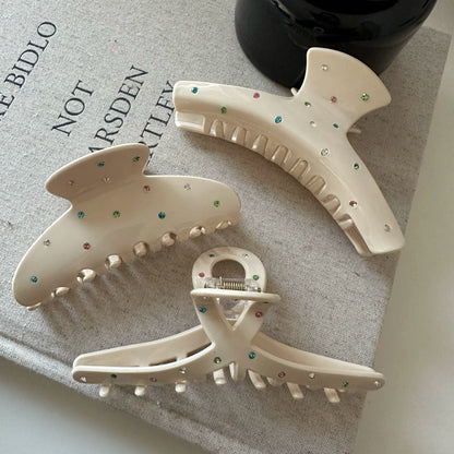 Crystal-Embellished Hair Clip 00131