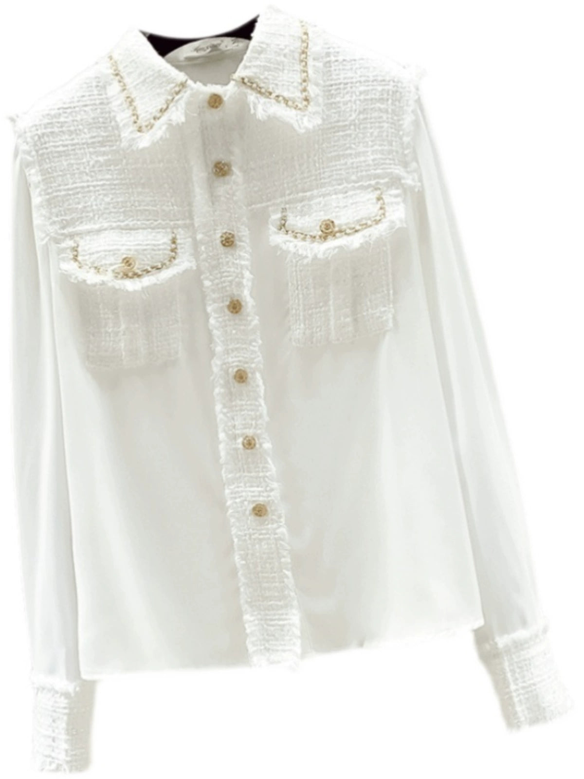 Tweed Simple Shirt 00118