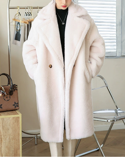 Luxe Teddy Long Coat 00471