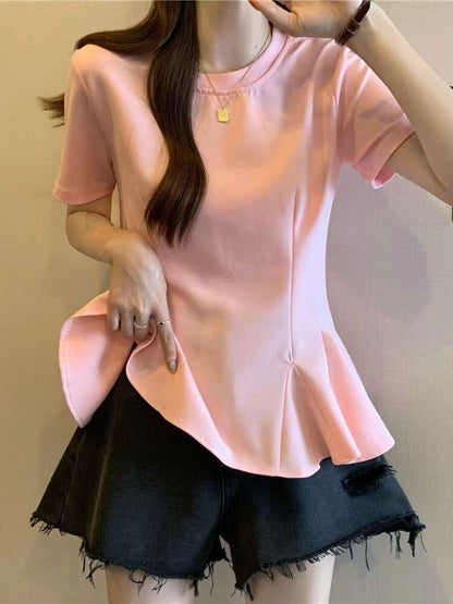 Modern Peplum T-shirt 00218