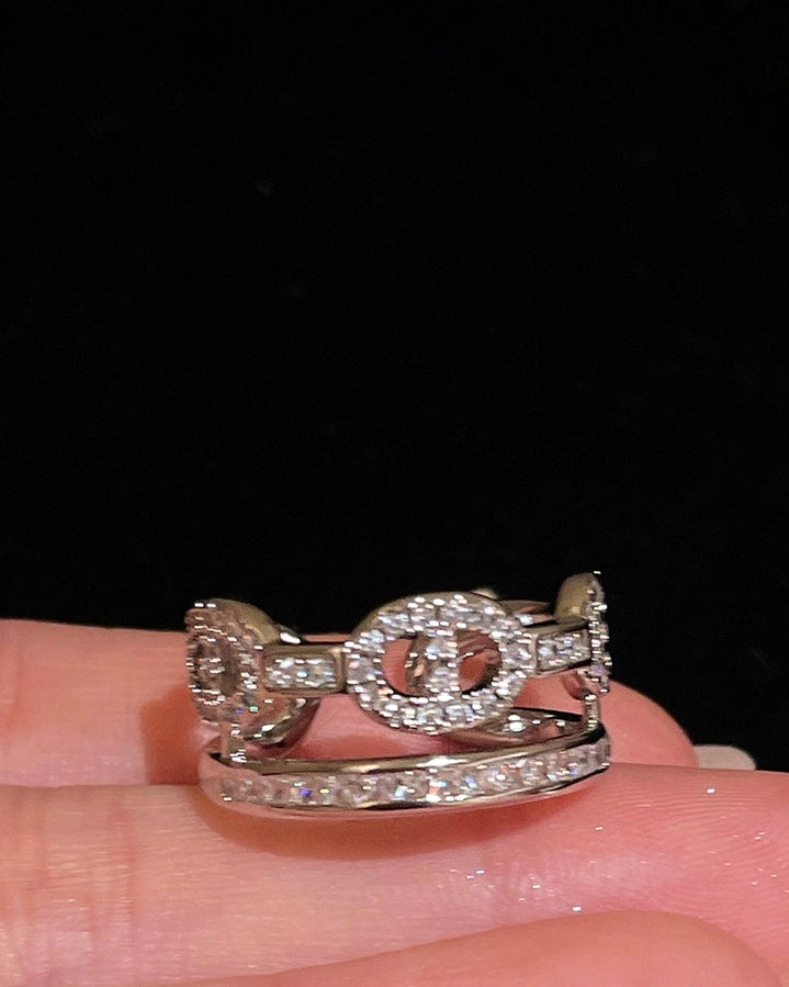 Crystal Loop Ring 00528