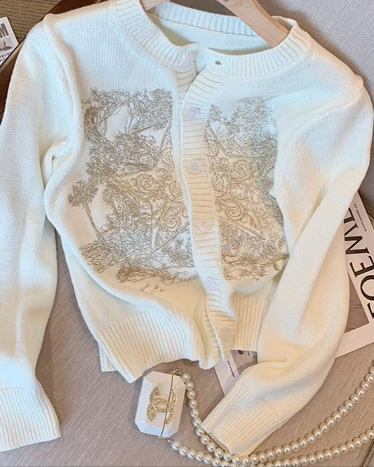 Rococo Garden Cardigan 00248