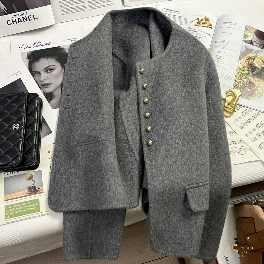 Charcoal Elegance Jacket 00365
