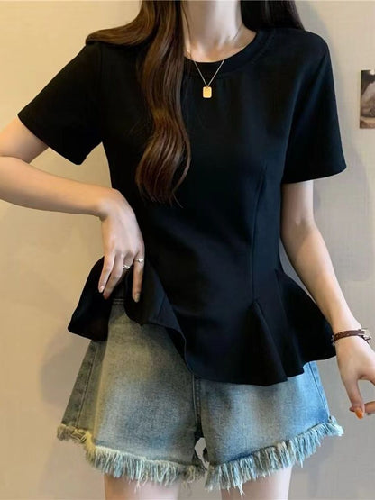 Modern Peplum T-shirt 00218