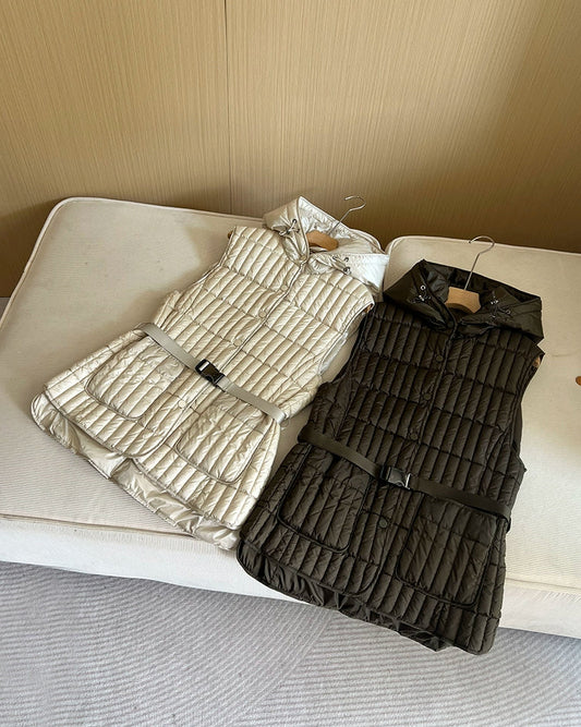 Quilted Down Puffer Vest 00527