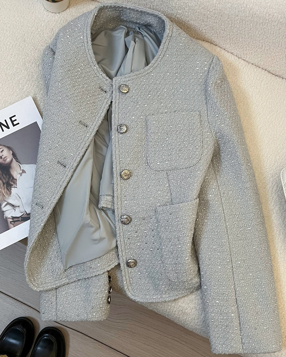 Silver Mist Tweed Jacket 00201