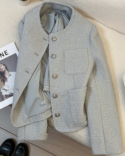 Silver Mist Tweed Jacket 00201