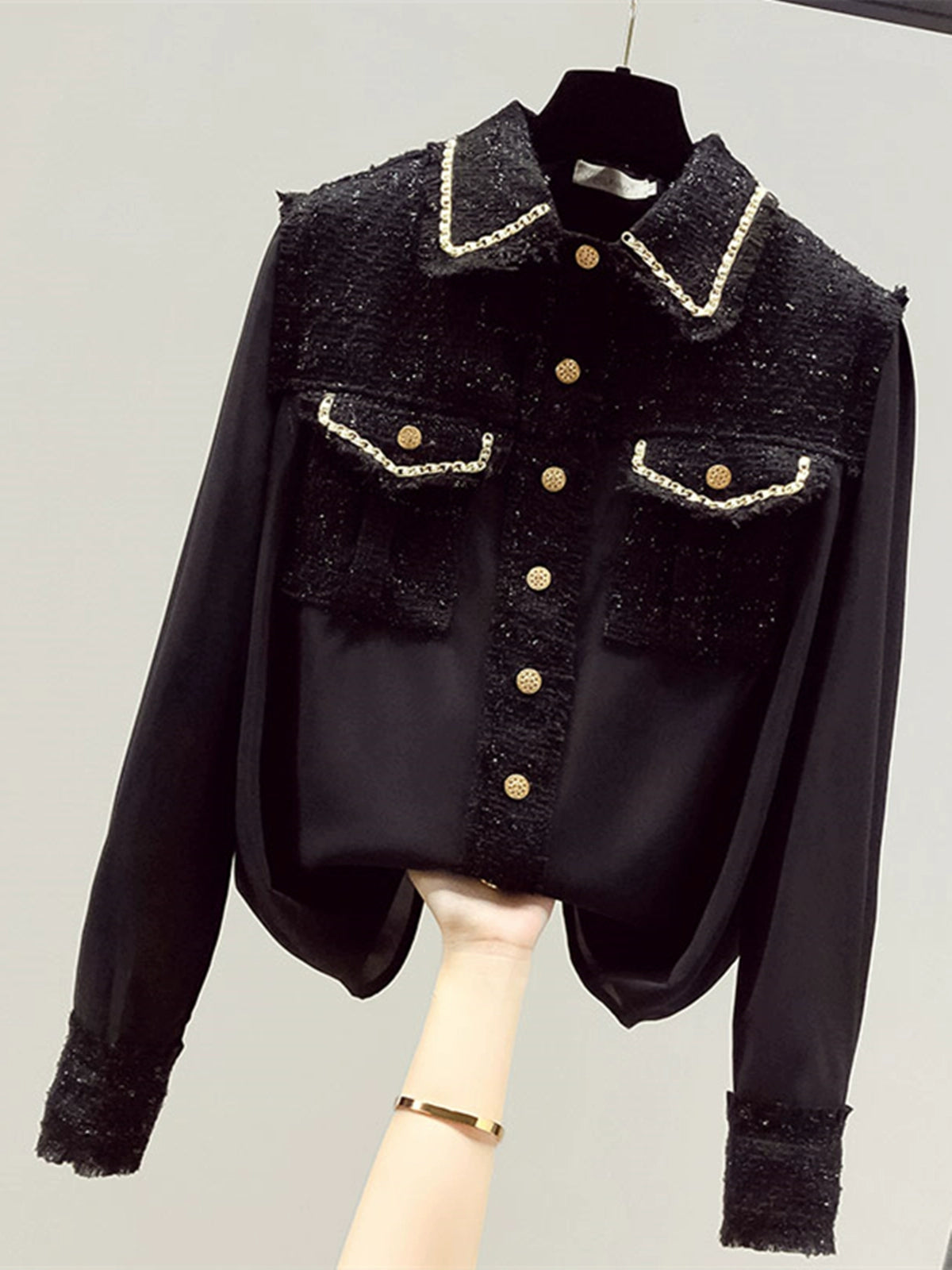 Tweed Simple Shirt 00118