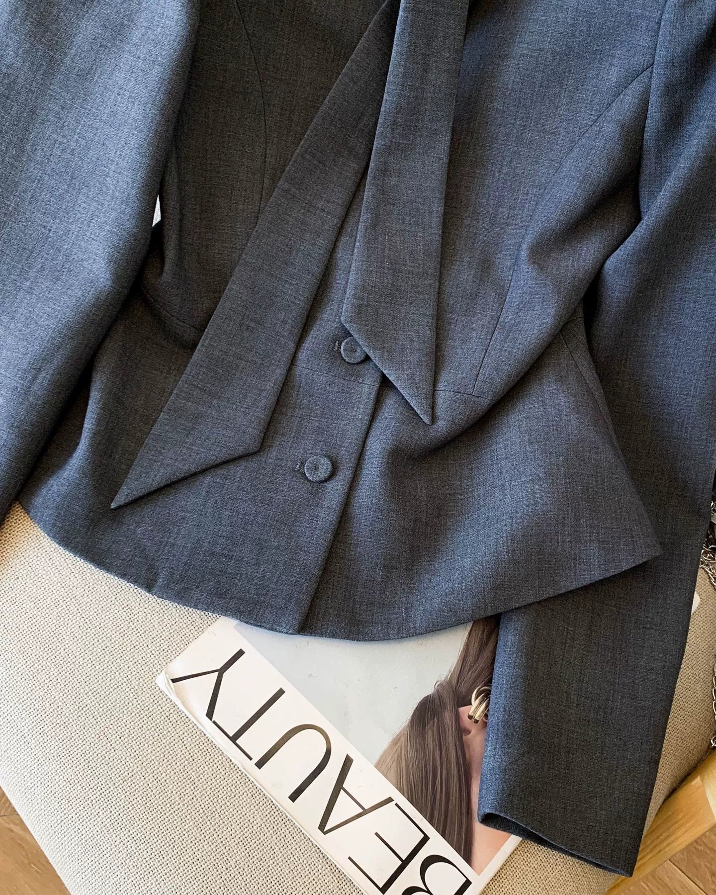 Cross Waist Tailored Jacket 00410