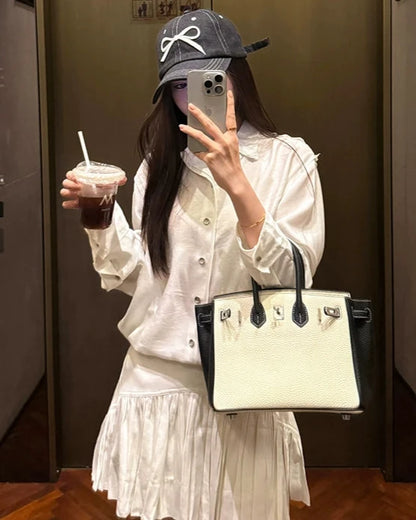 Bow Embroidery Soft-top Baseball Cap 00125