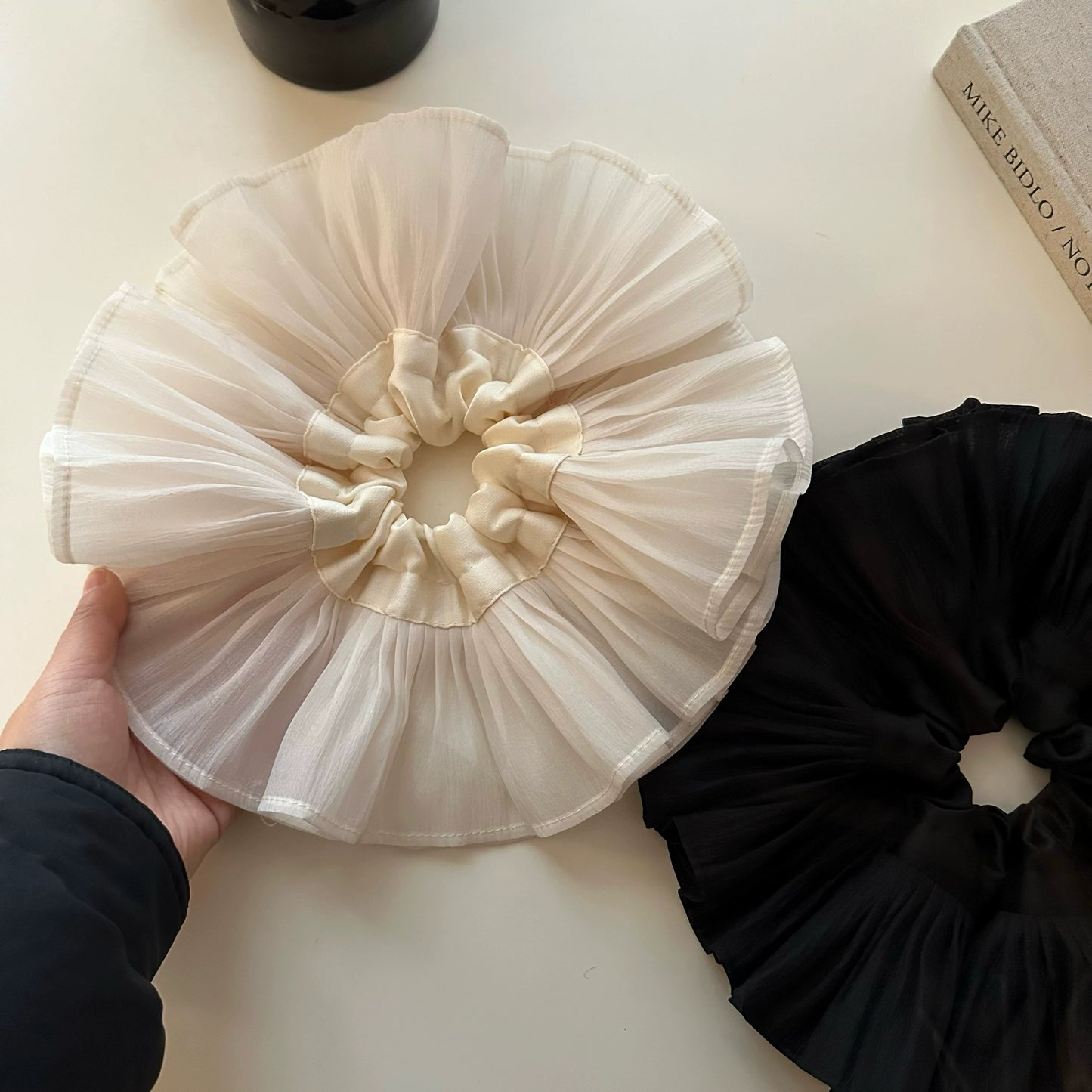Pleated Double-layer Hair 00132