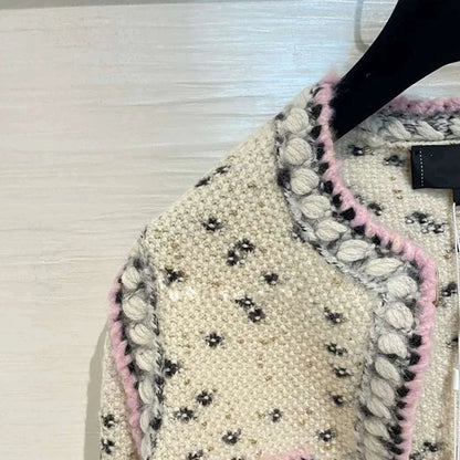 Classic Ivory Tweed Jacket 00305
