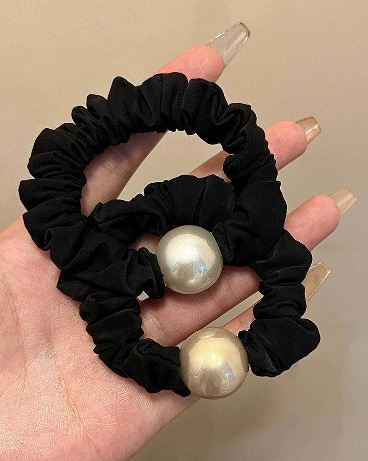 Luxe Bold Pearl Hair Tie 00484