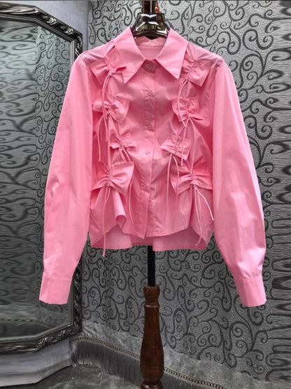 Ribbon Cascade Shirt 00142
