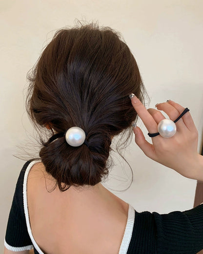 Luxe Single Pearl Hair Tie 00483