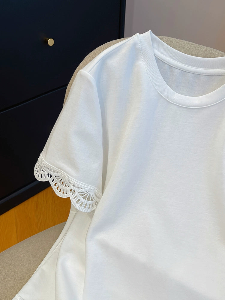 Lace Whisper Tee 00257