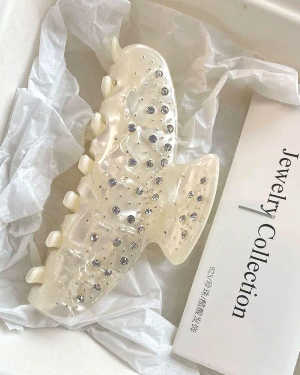 Crystal Shell Hair Clip 00434