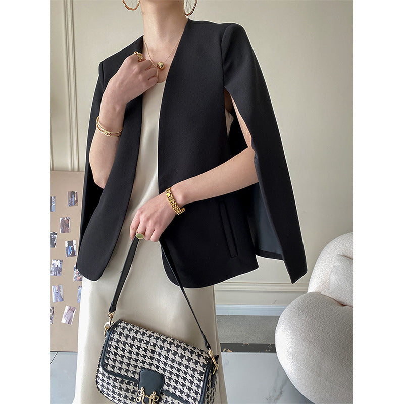 Cape Like Suit Jacket 00138