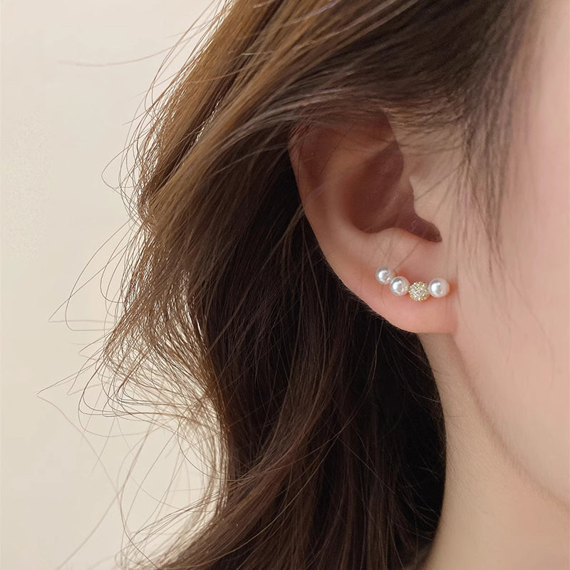 Pearl Orbit Earrings 00204