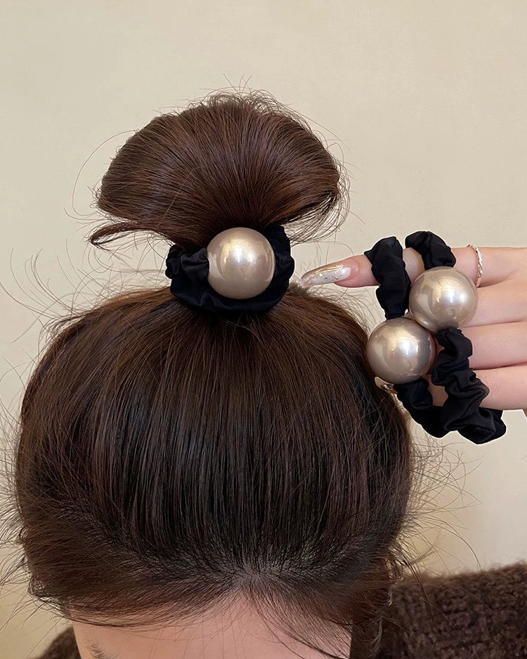 Luxe Bold Pearl Hair Tie 00484