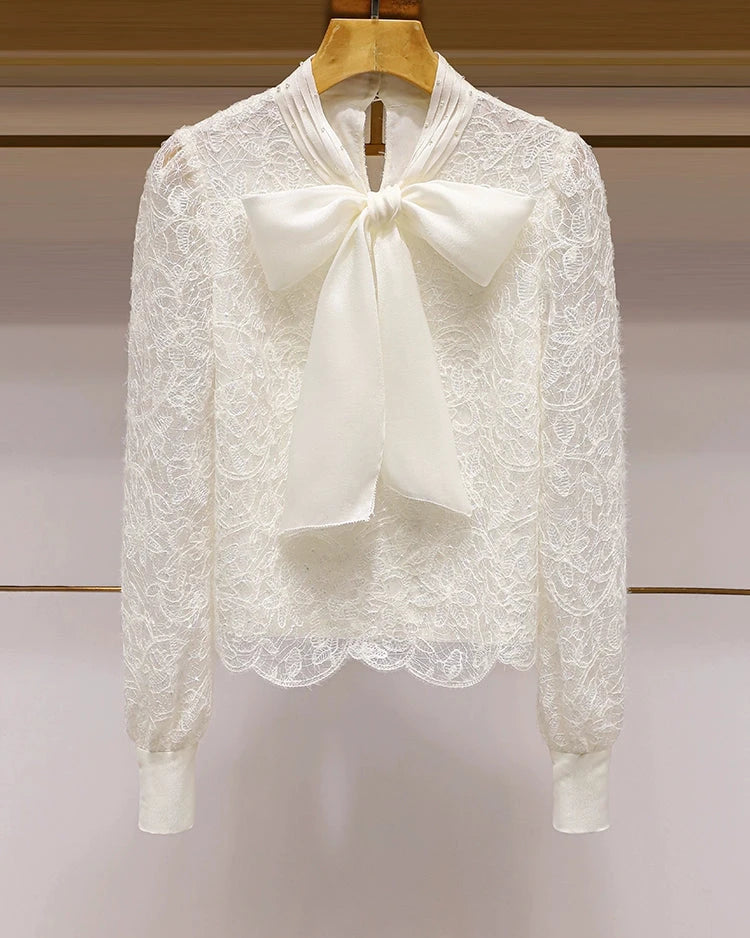 White Top with Big Bow 00025