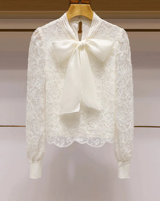 White Top with Big Bow 00025