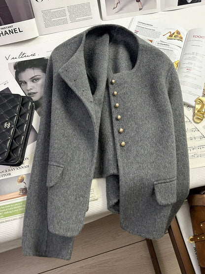 Charcoal Elegance Jacket 00365