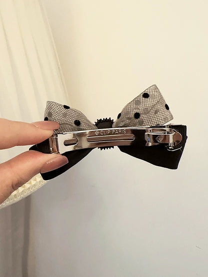 Jewel Bow Barrette Hair Clip 00051