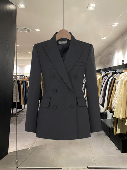 Classic Double-Breasted Blazer 00167