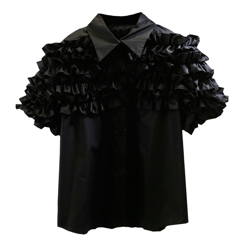 Airy Flounce Blouse 00244