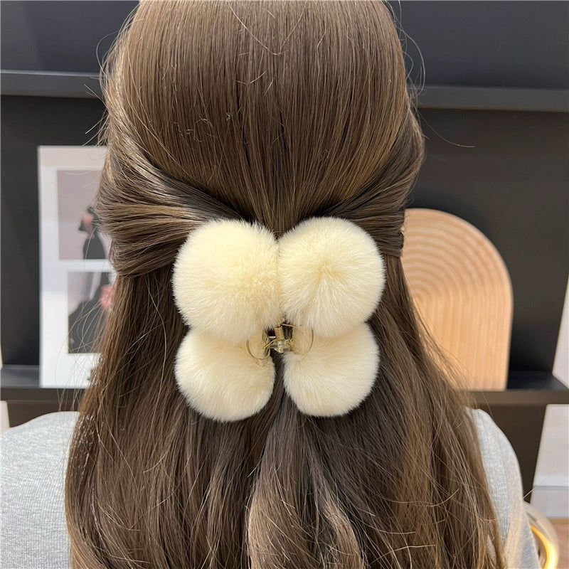 Fur Hair Clip 00126