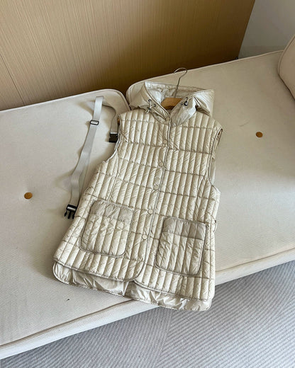 Quilted Down Puffer Vest 00527