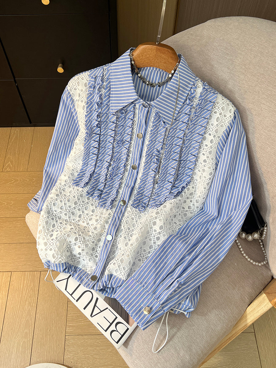 Lace Fusion Shirt 00243