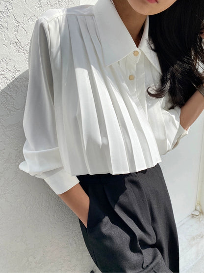 Pleated Shirt 00044