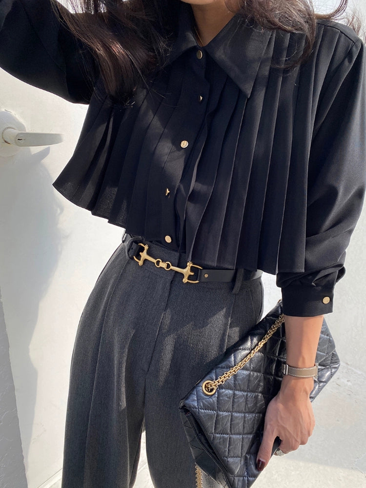 Pleated Shirt 00044