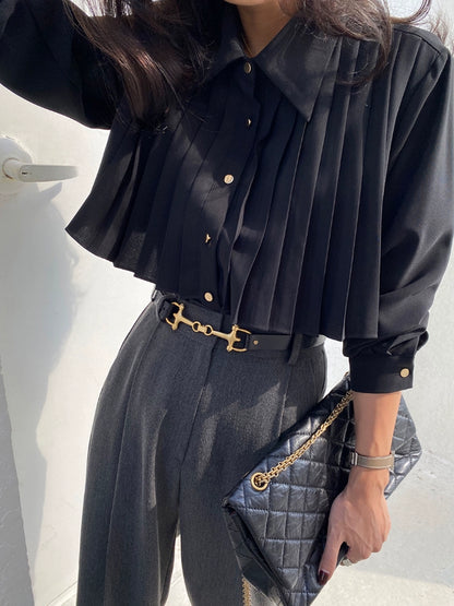 Pleated Shirt 00044