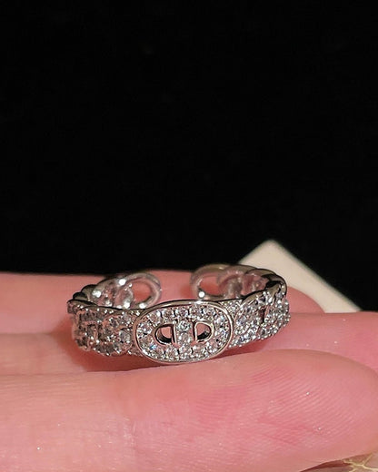 Crystal Loop Ring 00528