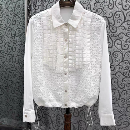 Layered Lace Shirt 00373