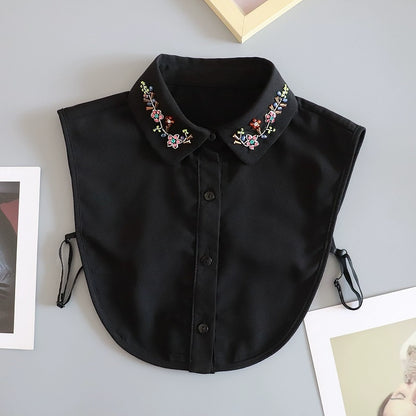 Collar with Floral Jewel 00074