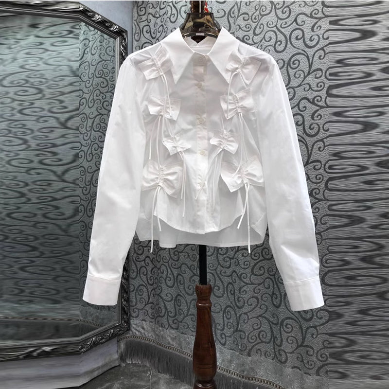 Ribbon Cascade Shirt 00142