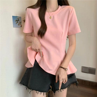 Modern Peplum T-shirt 00218