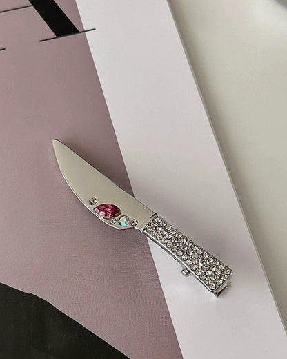 Silver Cutlery Hair Clip Set 00481