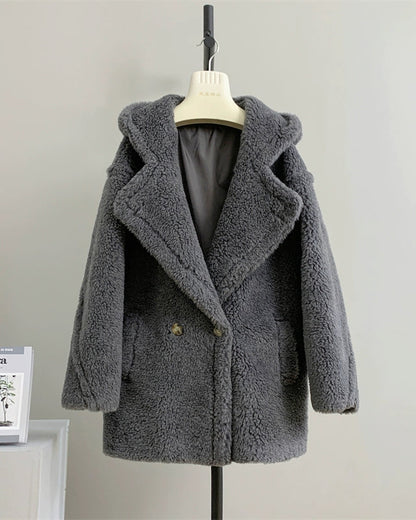 Cozy Teddy Shearling Coat 00518