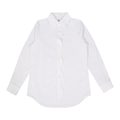 Modern Ripple Button Long Sleeve Shirt 00163