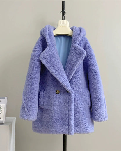 Cozy Teddy Shearling Coat 00518