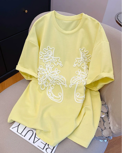 Sunlight Embroidery Tee 00256