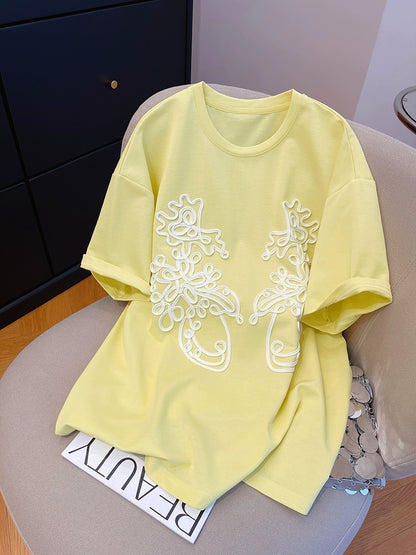 Sunlight Embroidery Tee 00256