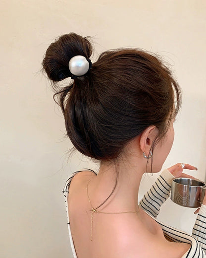 Luxe Single Pearl Hair Tie 00483