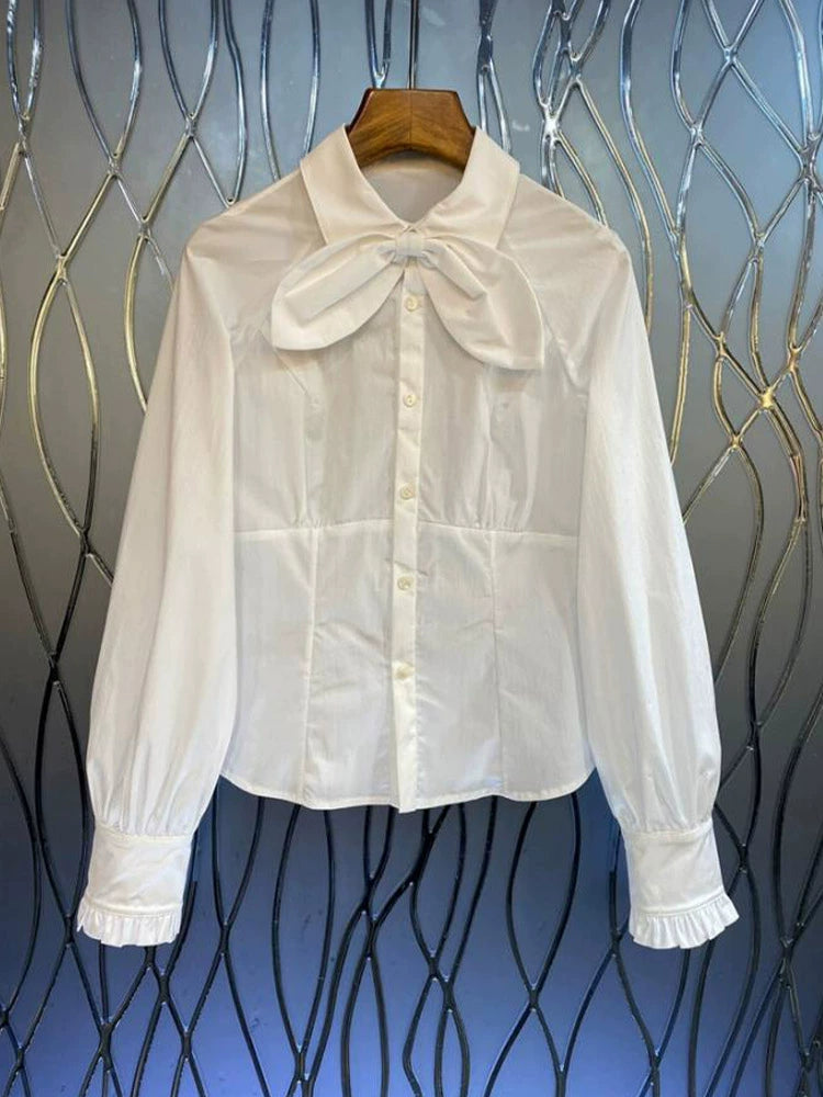 White Shirt with Gray Cape 00088